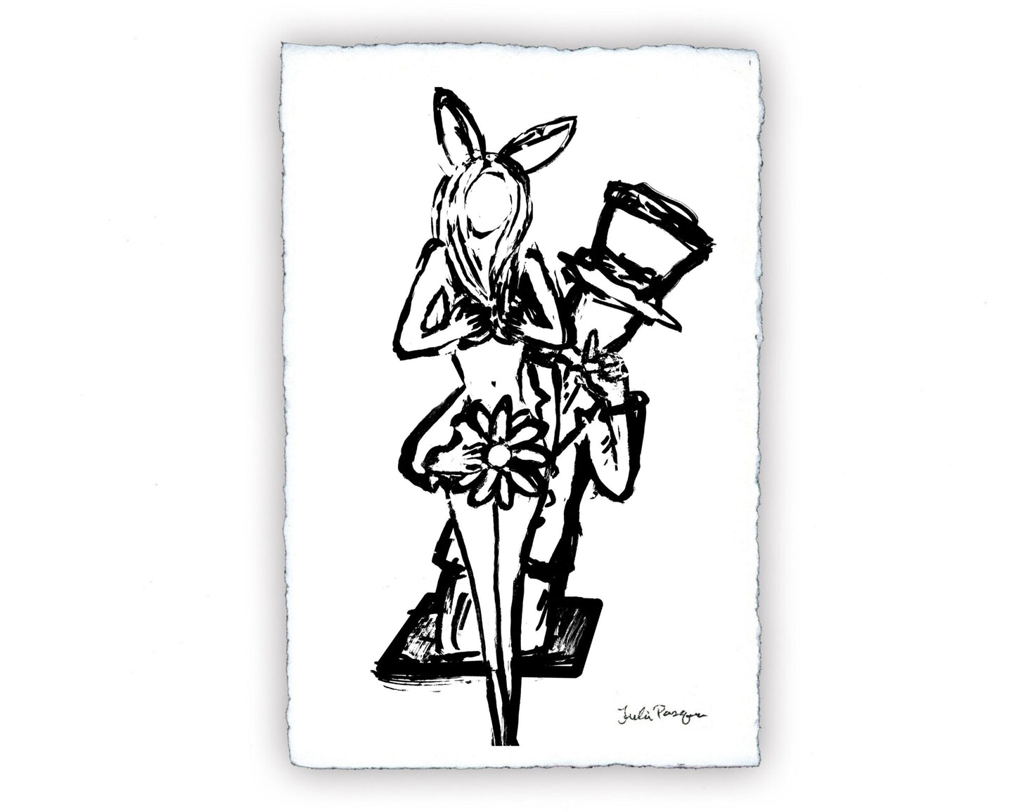 Hatter and Alice Print, 11 x 17