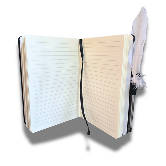 Kraken Journal with Feather Pen