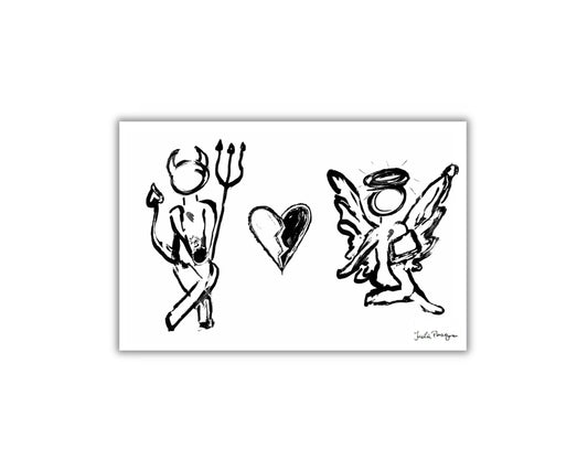 Angel and Devil, 4 x 6