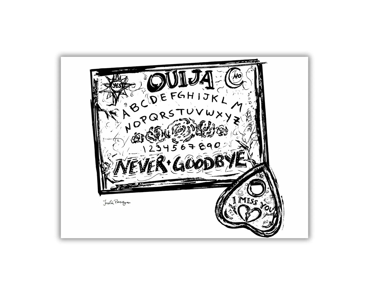 Ouija, 5 x 7