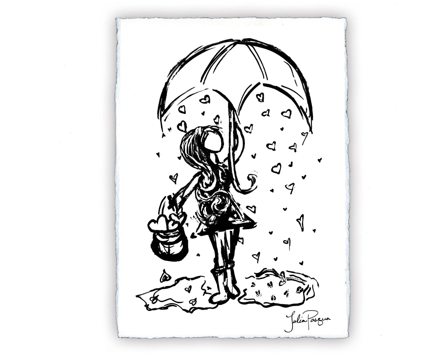 Shower Me with Love, 8 x 10