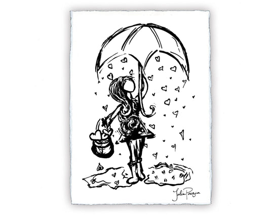 Shower Me with Love, 8 x 10