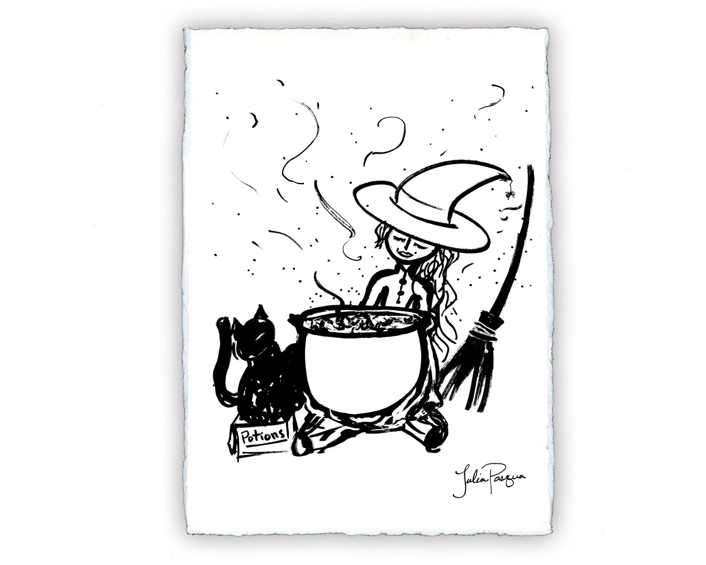 Potion Witch Print, 8 x 10