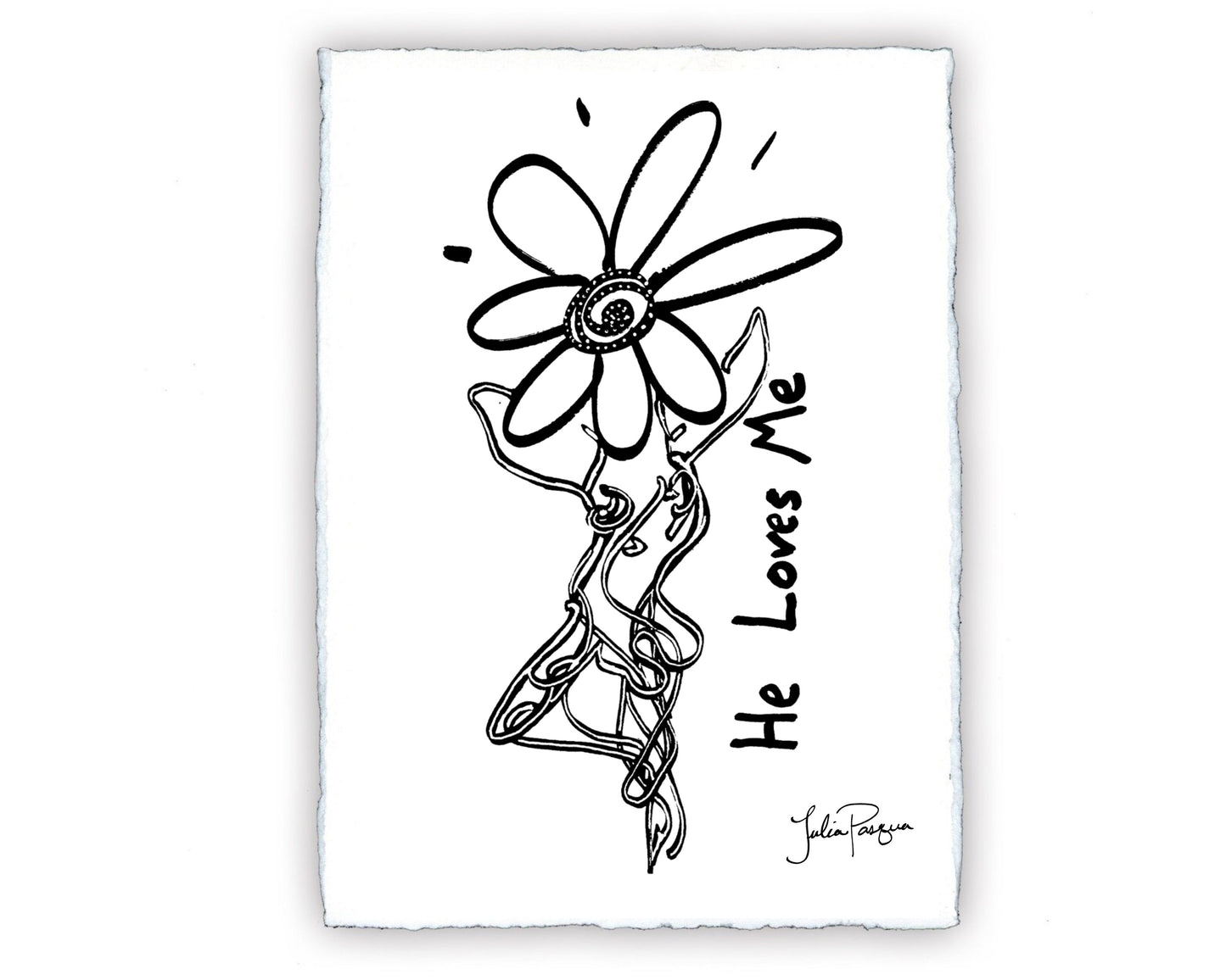 He Loves Me, 8 x 10