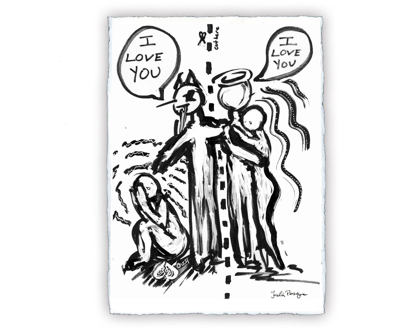 I Love You Print, 8 x 10