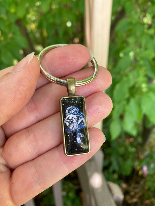 Woman on Moon (Small) Pendant