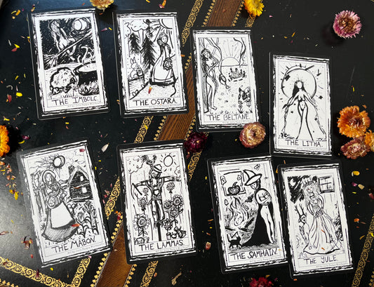 Witch's Wheel Sabbat Flashcards Collab