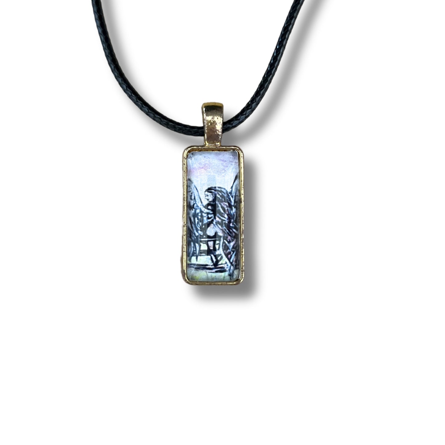 Angel on Fence (Small) Pendant