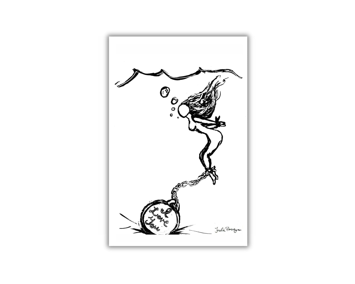 Drowning, 5 x 7
