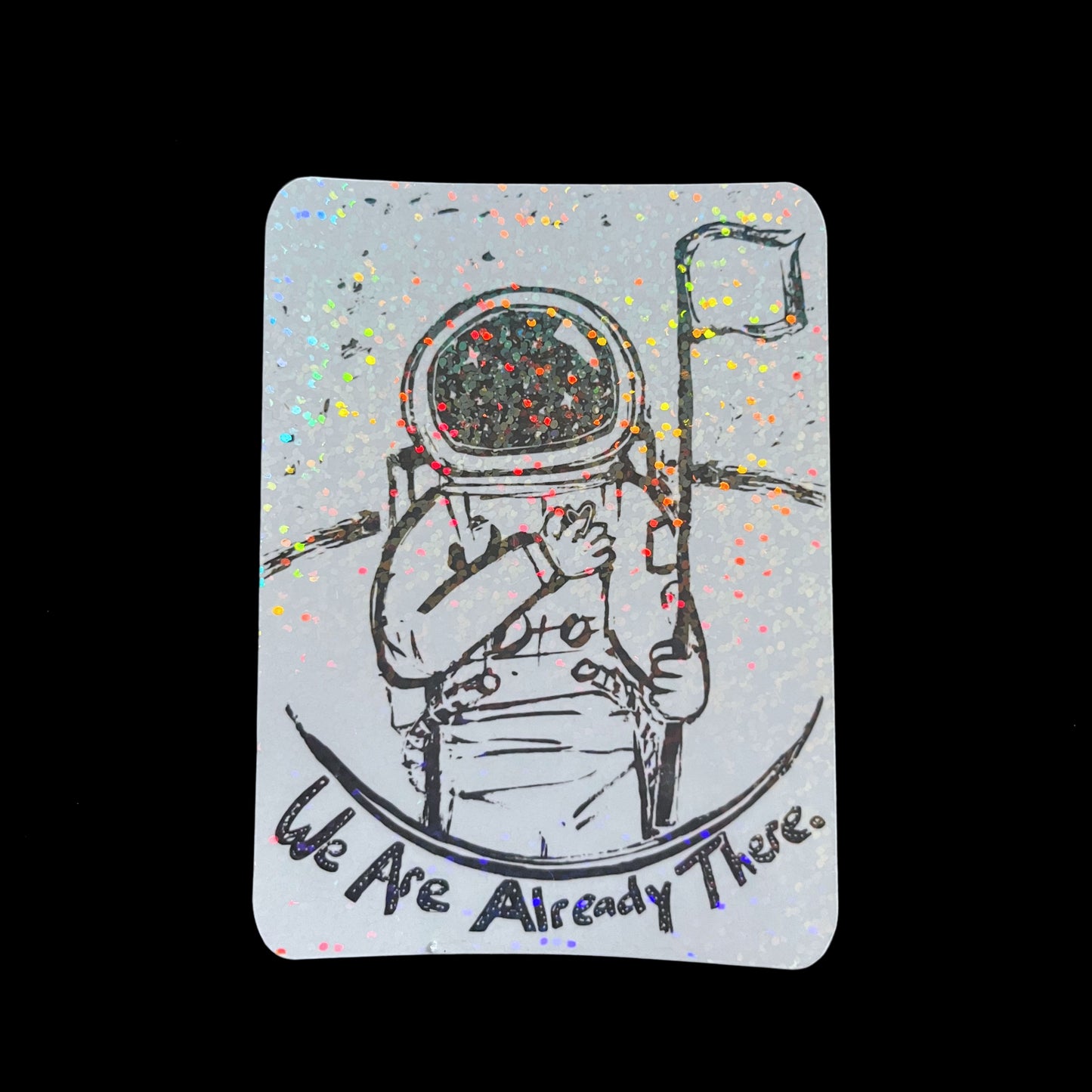 Astronaut Sticker *HOLOGRAPHIC*