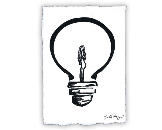 Lightbulb Print, 8 x 10