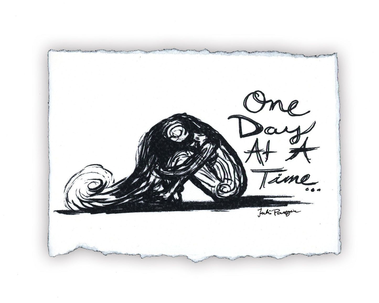 One Day At A Time Print, 11 x 17