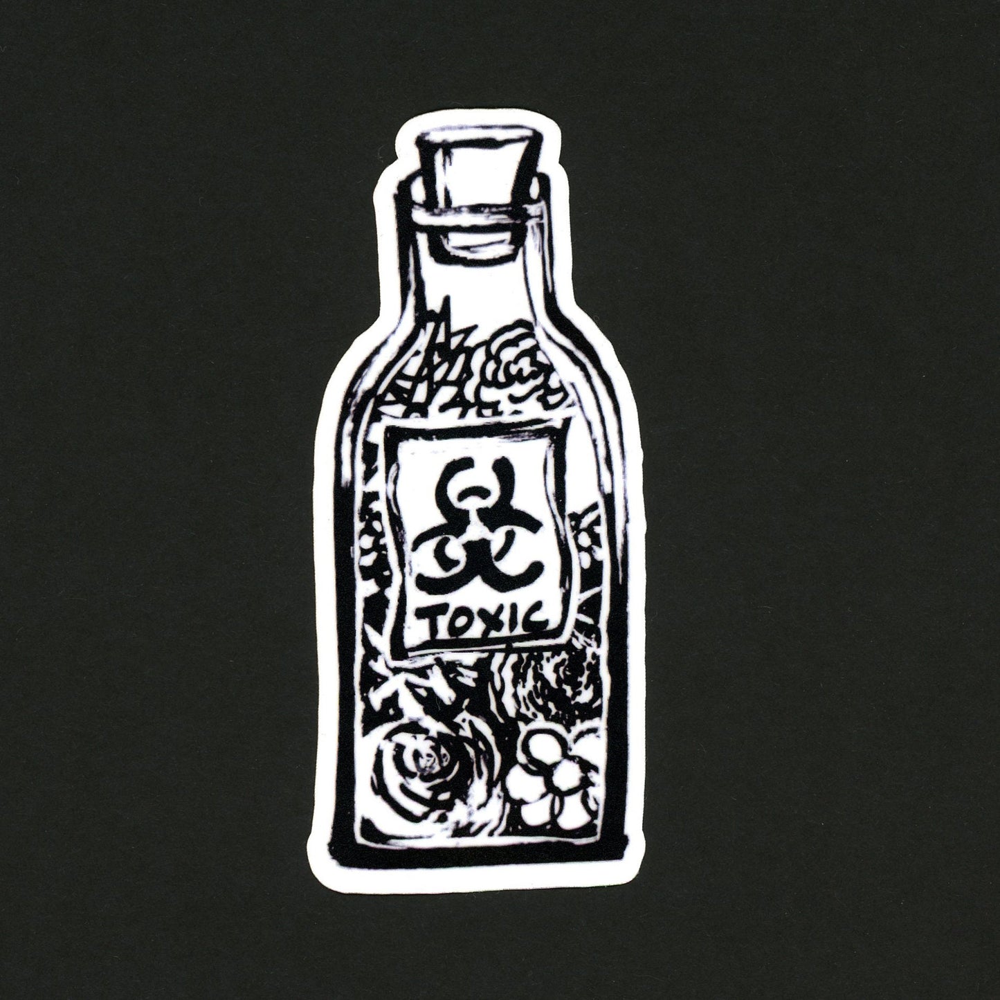 Toxic Bottle Sticker