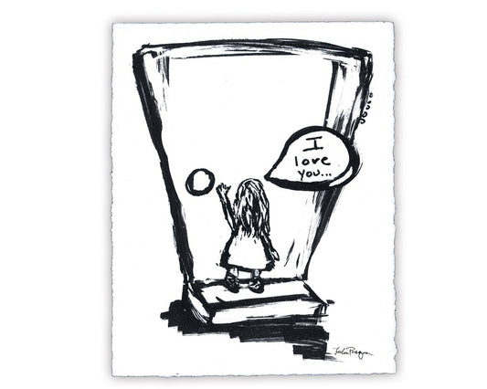 At The Door Print, 8 x 10