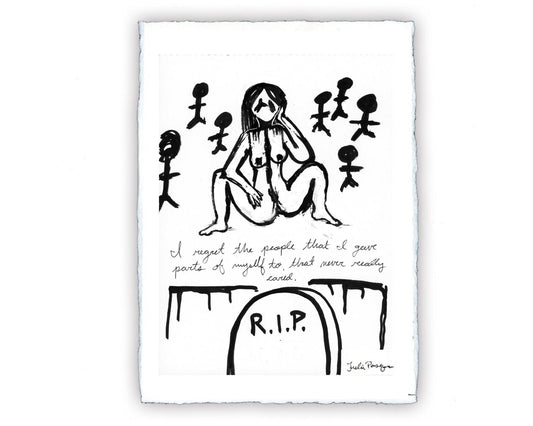 Regrets Print, 8 x 10