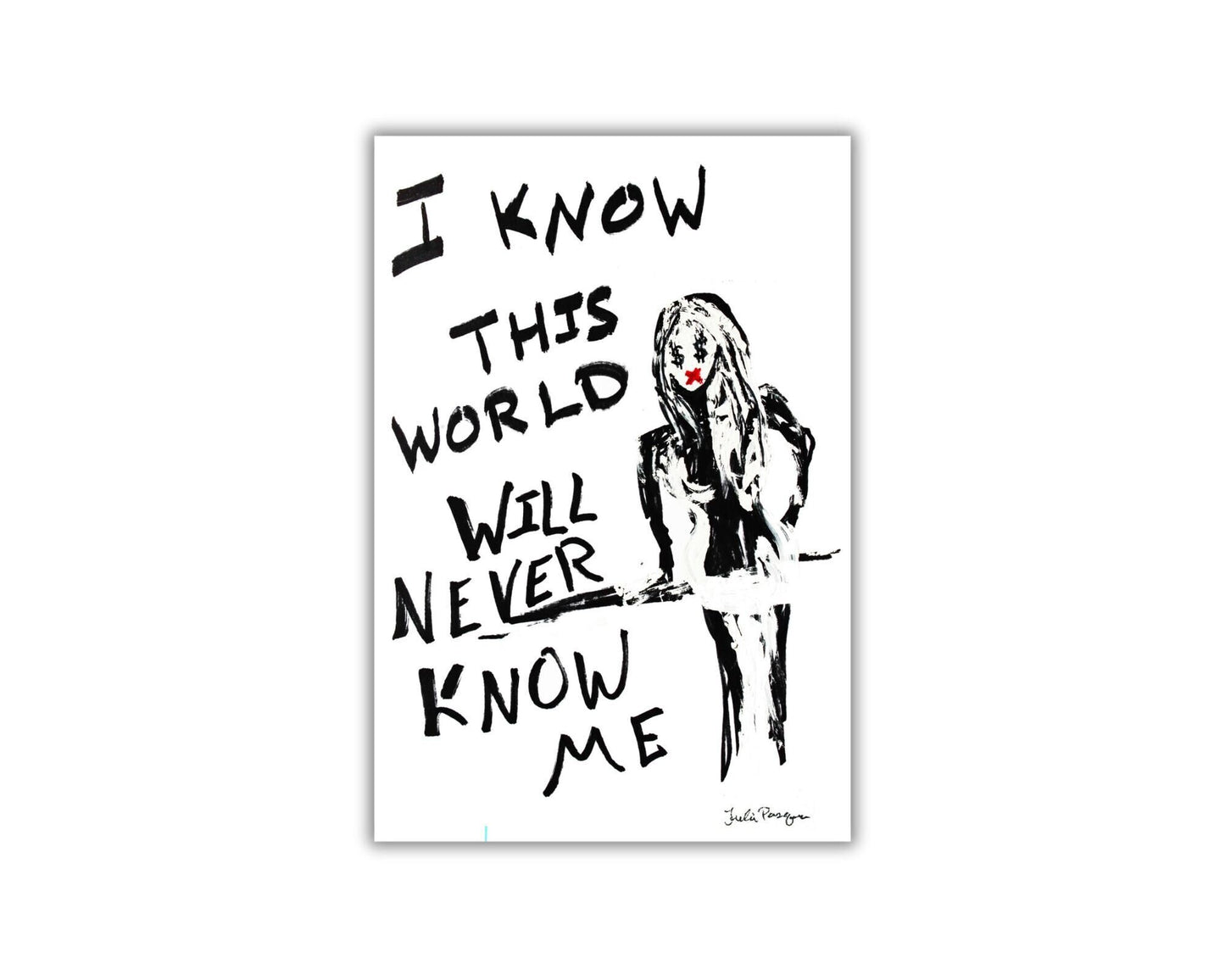 I Know... Print, 4 x 6