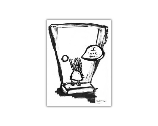 At The Door Print, 5 x 7