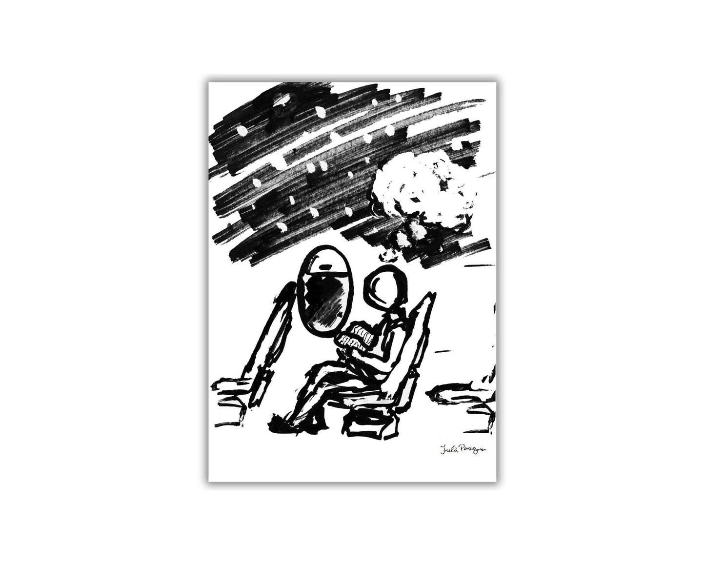 Head in the Clouds Print, 5 x 7