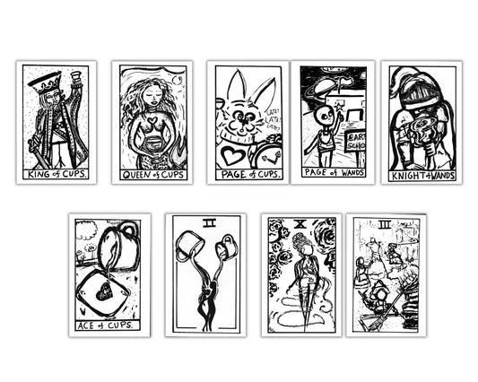 Tarot Card Prints- The Minors