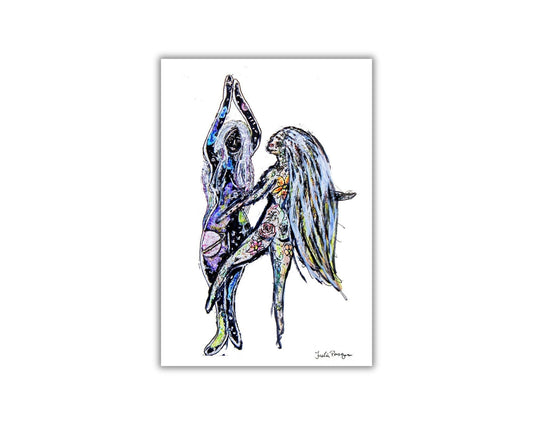 Dancing Women Print (Color), 4 x 6