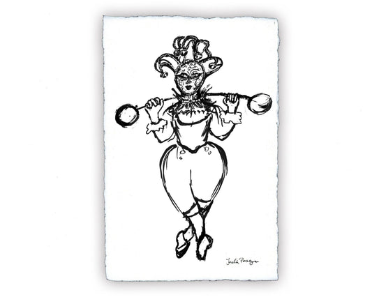 Vaudeville Girl, 11 x 17