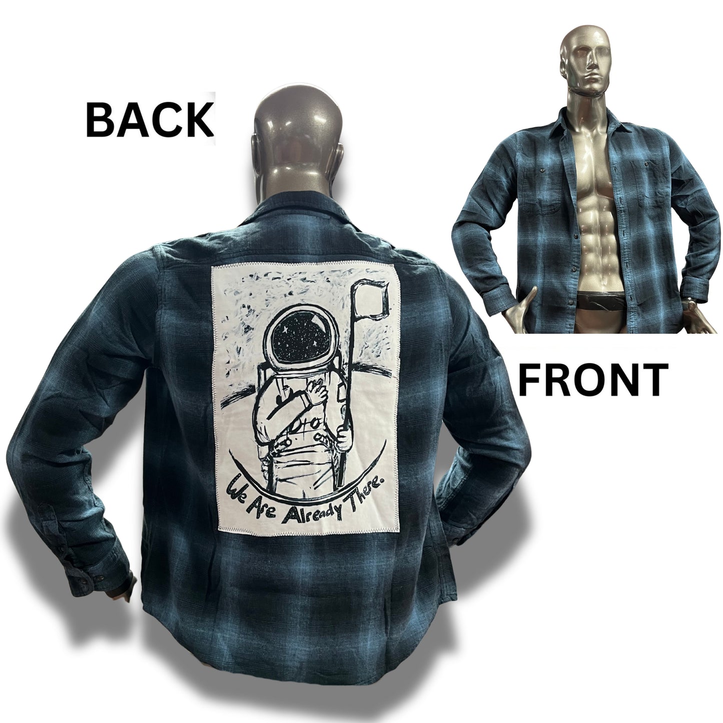 "Astronaut" Flannel