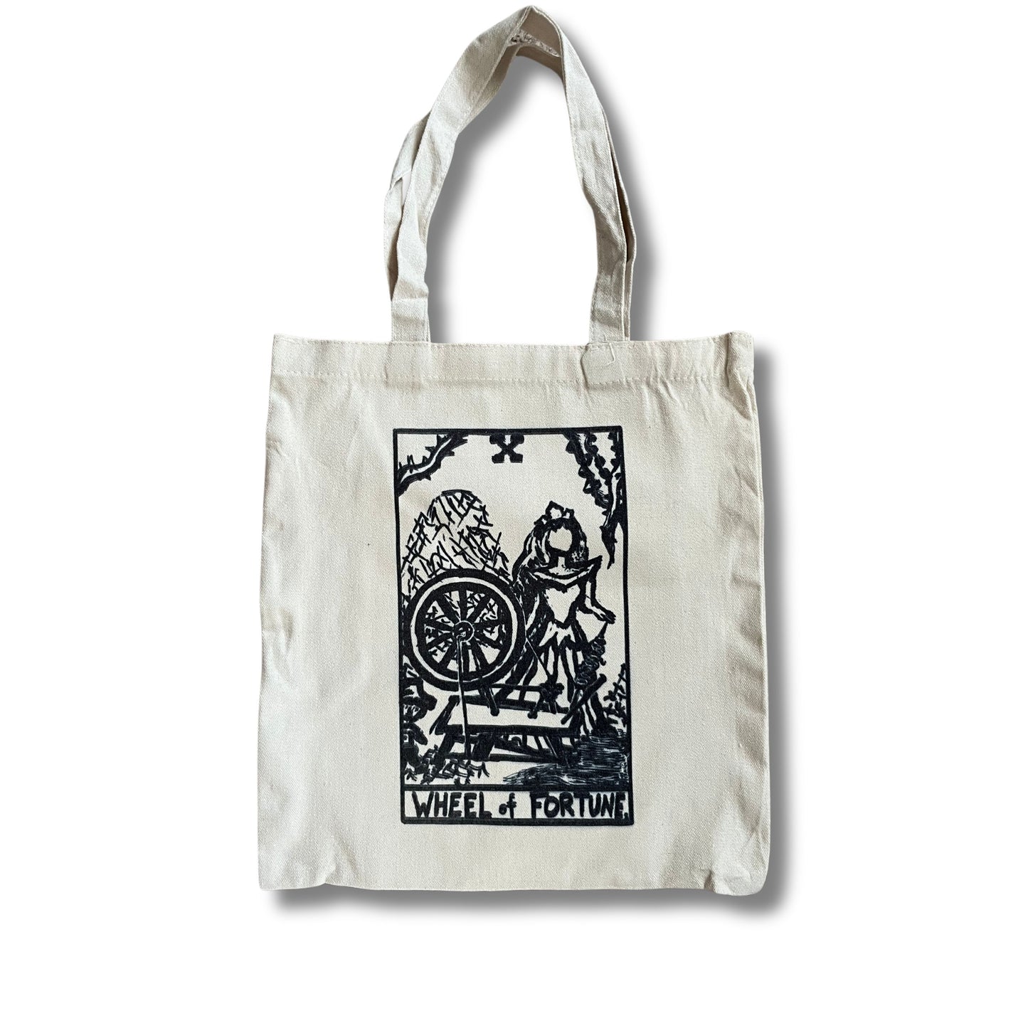 Wheel of Fortune - Tarot Card Reusable Tote