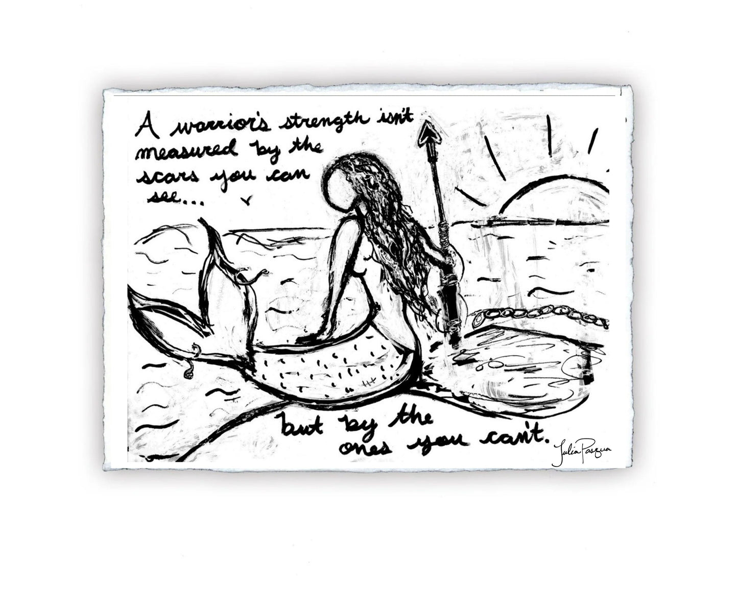 Mermaid Scars, 8 x 10