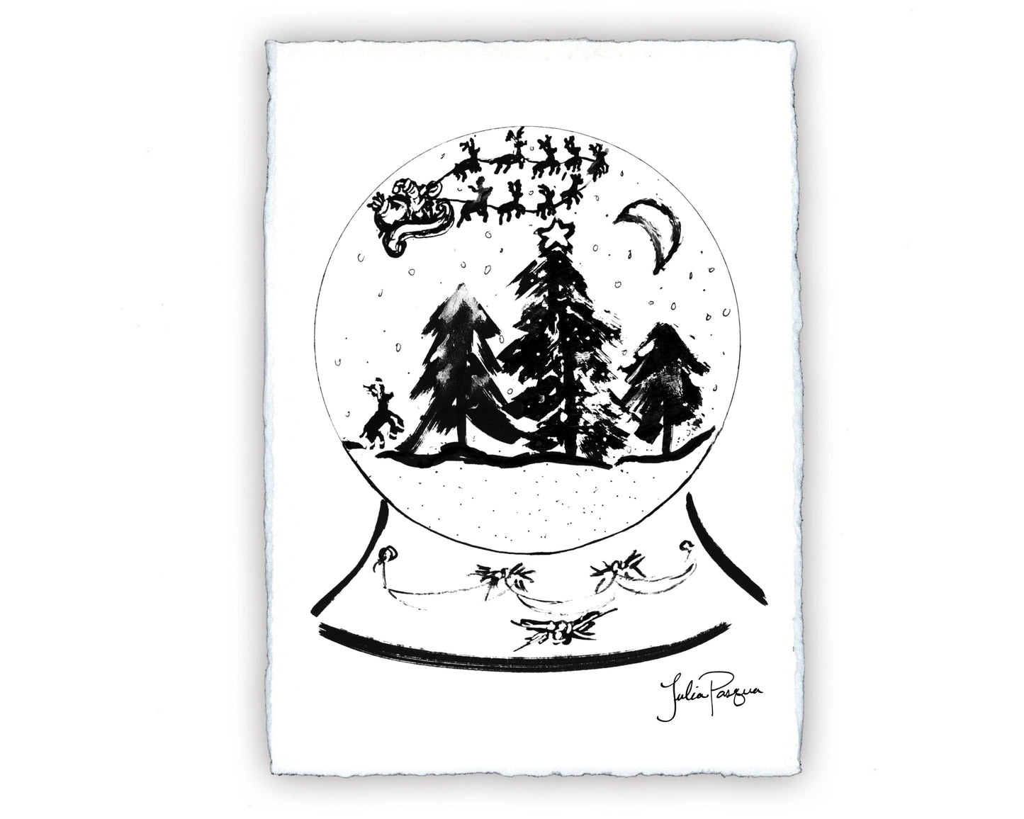 SnowGlobe Dreams, 8 x 10