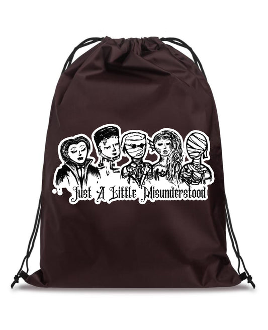 "Just A Little Misunderstood" Draw String Bag
