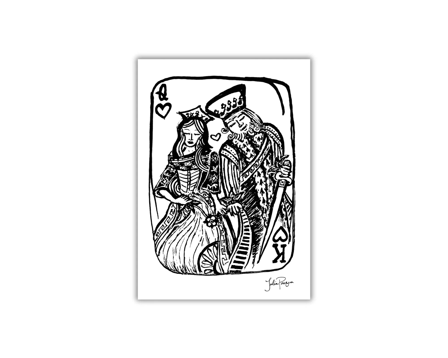 King and Queen Print, 5 x 7