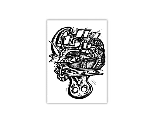 Kraken, 5 x 7