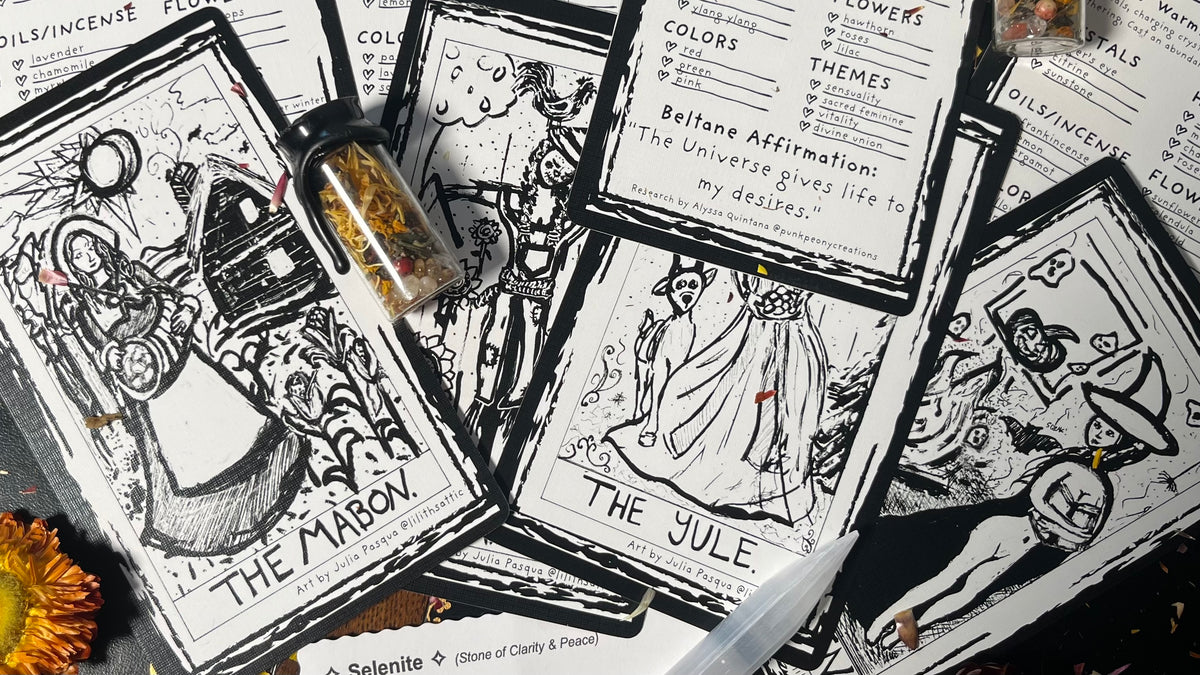 Witch's Wheel Sabbat Flashcards Collab