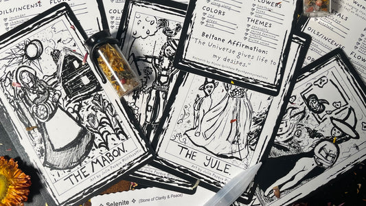 Witch's Wheel Sabbat Flashcards Collab