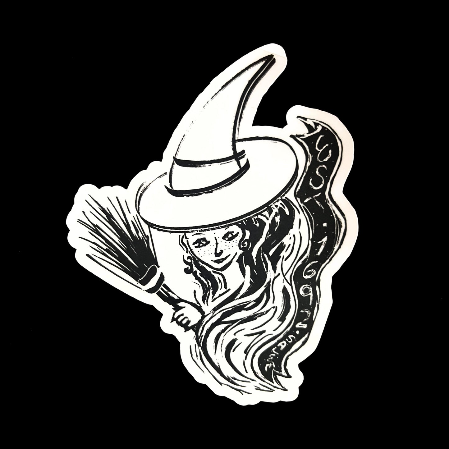 Salem Witch Sticker
