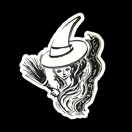 Salem Witch Sticker