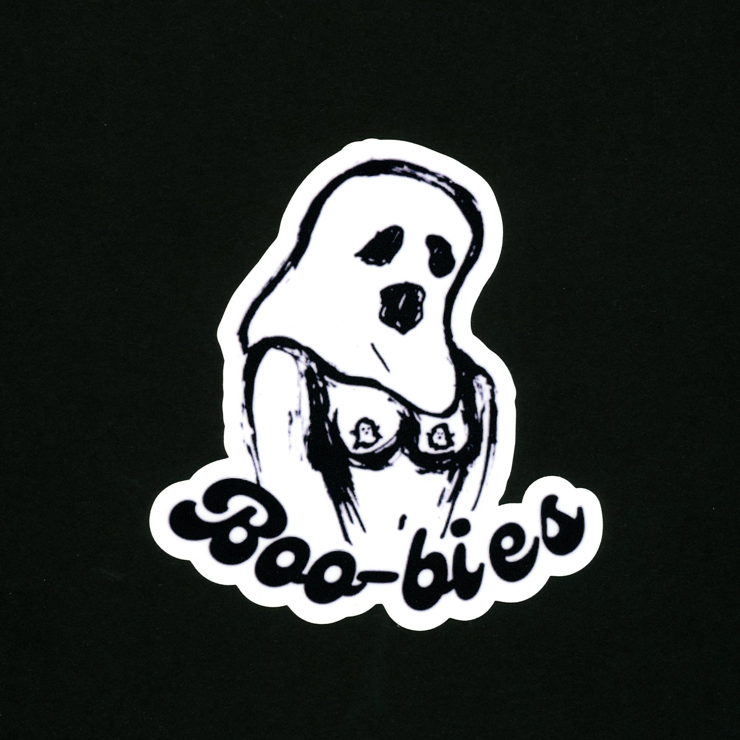 Boo-bies Sticker