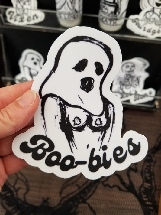 Boo-bies Sticker