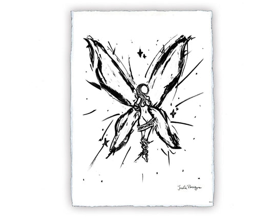Tied with Wings Print, 8 x 10