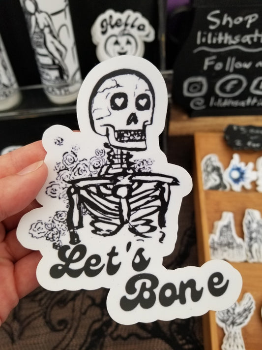 Let's Bone Sticker
