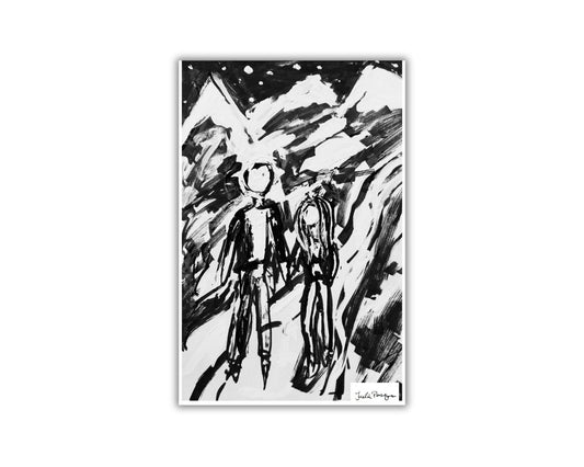 Couple In Mountains Print, 4 x 6