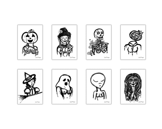 Spooky Bitch Prints, 5 x 7